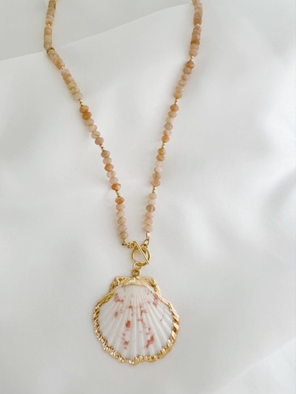 Handmade 14k Gold-Filled Shell Necklace - Picture 3 of 5